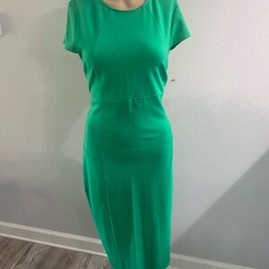 Felicity & Coco Vibrant Green Midi Dress